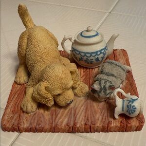 Enesco pet figurine. Vintage 
Partners in Crime by Mary Rhyner
1993